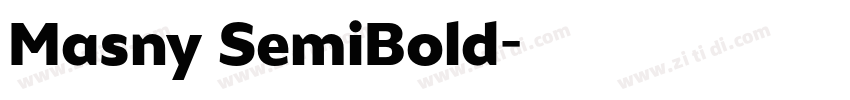 Masny SemiBold字体转换 Masny SemiBold字体转换